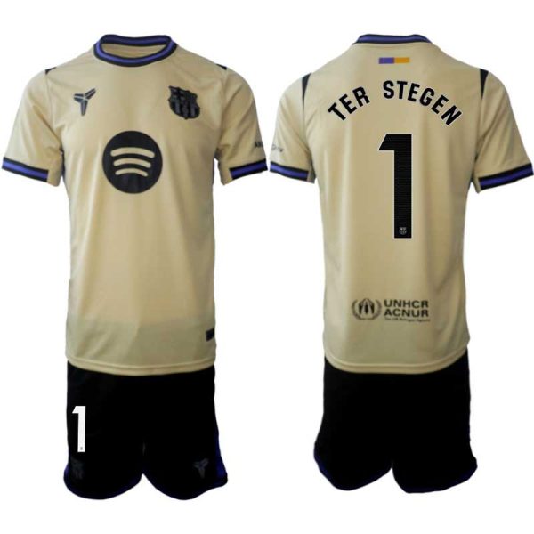 Fotbollströja FC Barcelona Bortaställ 2025/26 Marc-André ter Stegen 1