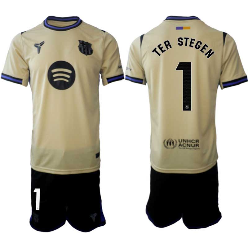 Fotbollströja FC Barcelona Bortaställ 2025/26 Marc-André ter Stegen 1