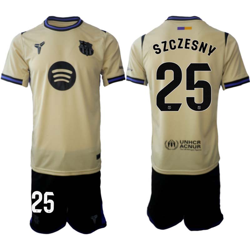 Herr Matchtröjor FC Barcelona Bortaställ 2025/26 Wojciech Szczesny 25