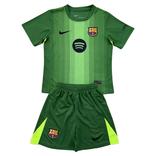 Fotbollskläder Set Barn FC Barcelona UCL Målvaktsställ 2025/26