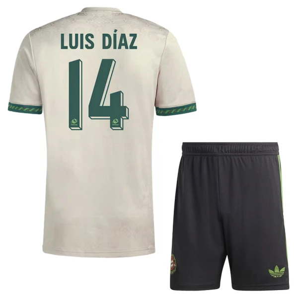FC Bayern München Matchtröjor Barn 2025/26 Oktoberfestställ Luis Díaz 14