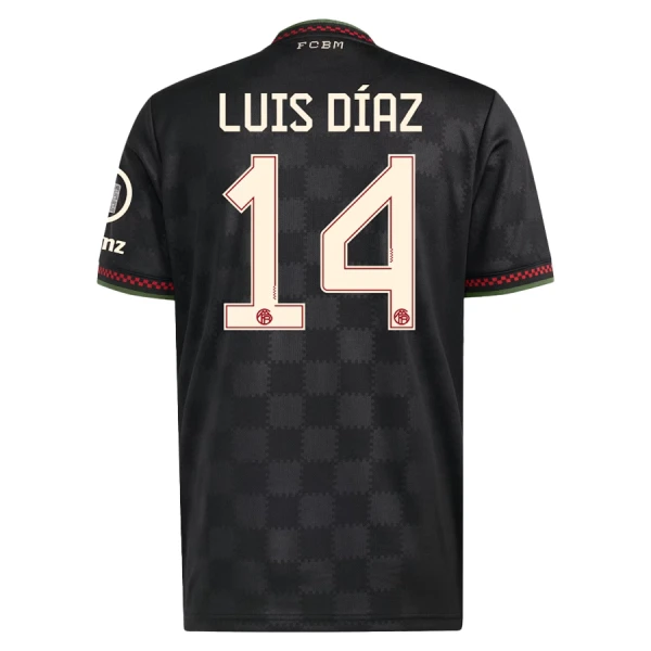 Billiga Fotbollströjor Herr FC Bayern München Tredjetröja 2025/26 Luis Díaz 14