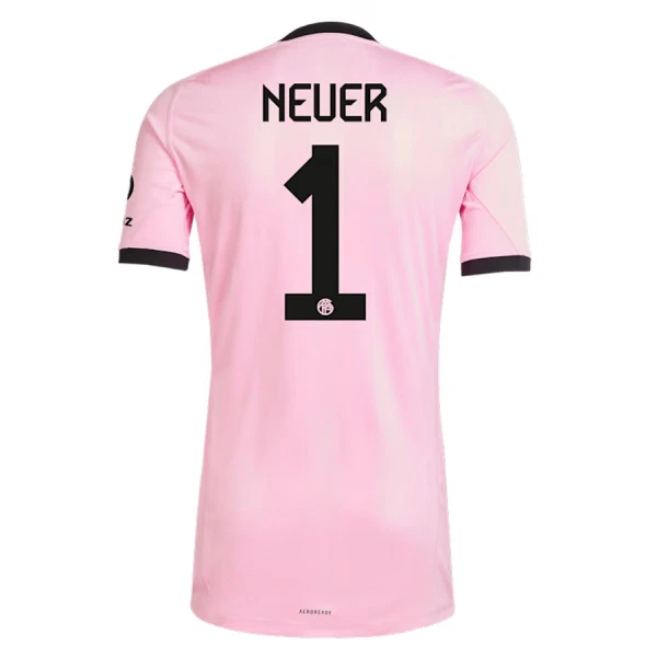Billiga Fotbollströjor Herr FC Bayern München Målvaktströja 2025/26 Rosa Manuel Neuer 1