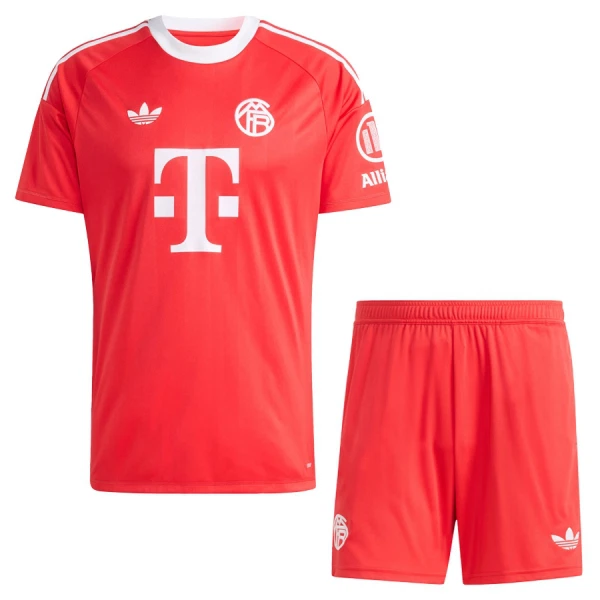Matchtröjor FC Bayern München Tredje Målvaktsställ 2025/26 Barn Röd