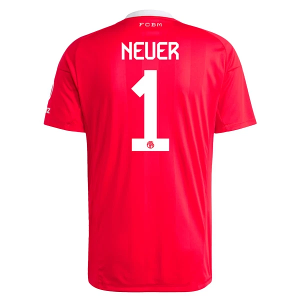 FC Bayern München Tredje Målvaktströja 2025/26 Röd Manuel Neuer 1