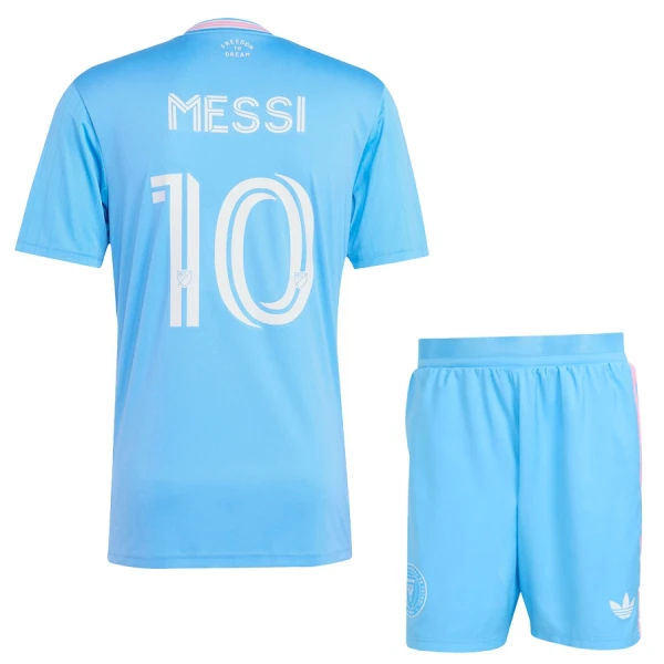 Fotbollskläder Set Barn Inter Miami CF Tredjeställ 2025/26 Lionel Messi 10