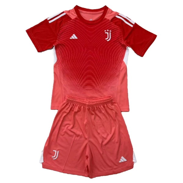 Billiga Fotbollströjor Barn Juventus Målvaktsställ 2025-26 Röd