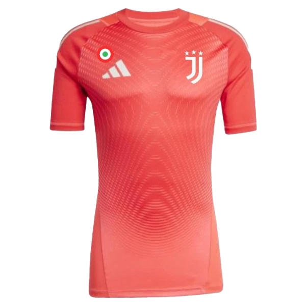 Matchtröjor Fotboll Herr Juventus Målvaktströja 2025-26 Röd Kortärmad