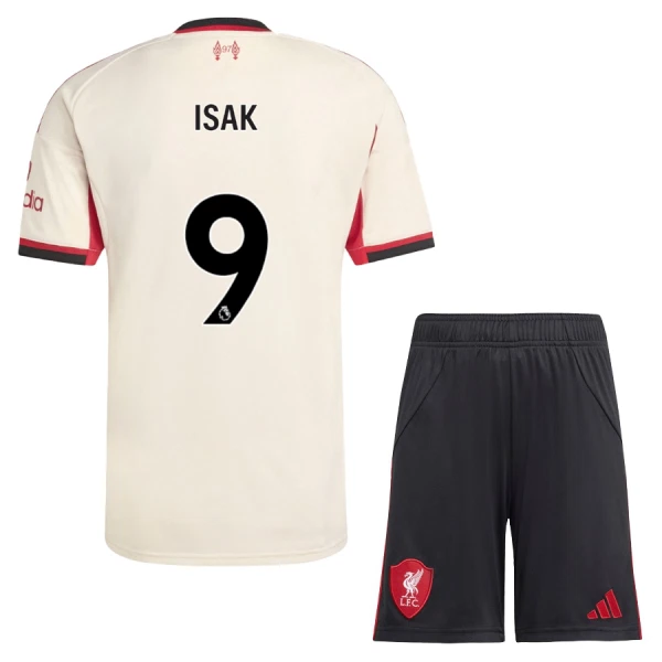 Fotbollströjor Barn Billiga Liverpool Bortaställ 2025/26 Alexander Isak 9