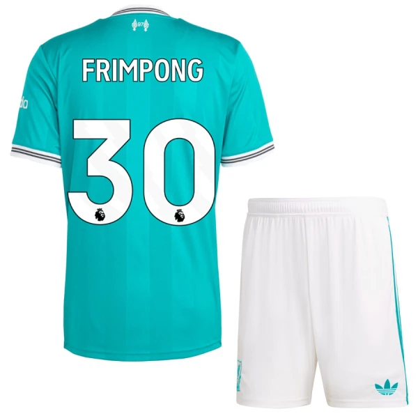 Billiga Fotbollströjor Barn Liverpool Tredjeställ 2025/26 Jeremie Frimpong 30