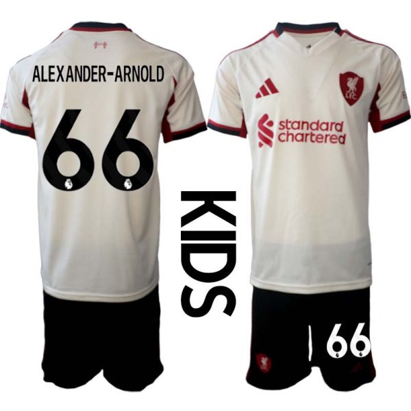 Billiga Fotbollströjor Barn Liverpool FC Bortaställ 2025/26 Alexander-Arnold 66