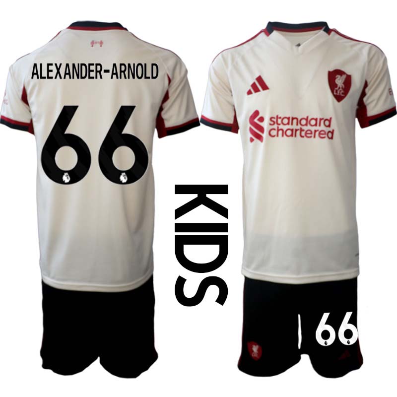 Billiga Fotbollströjor Barn Liverpool FC Bortaställ 2025/26 Alexander-Arnold 66