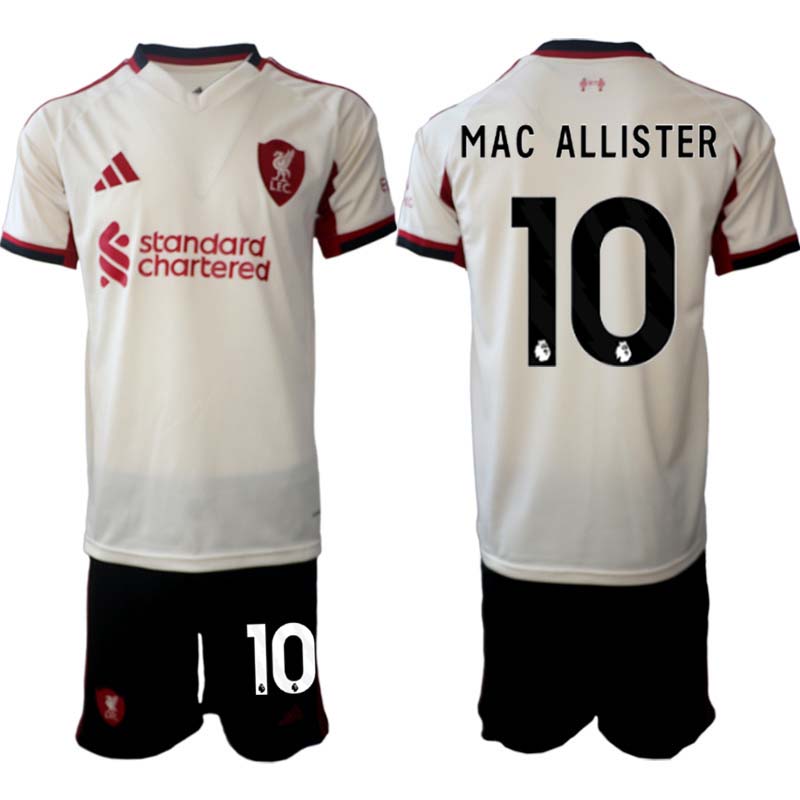 Billiga Fotbollströjor Herr Liverpool FC Bortaställ 2025/26 Alexis Mac Allister 10