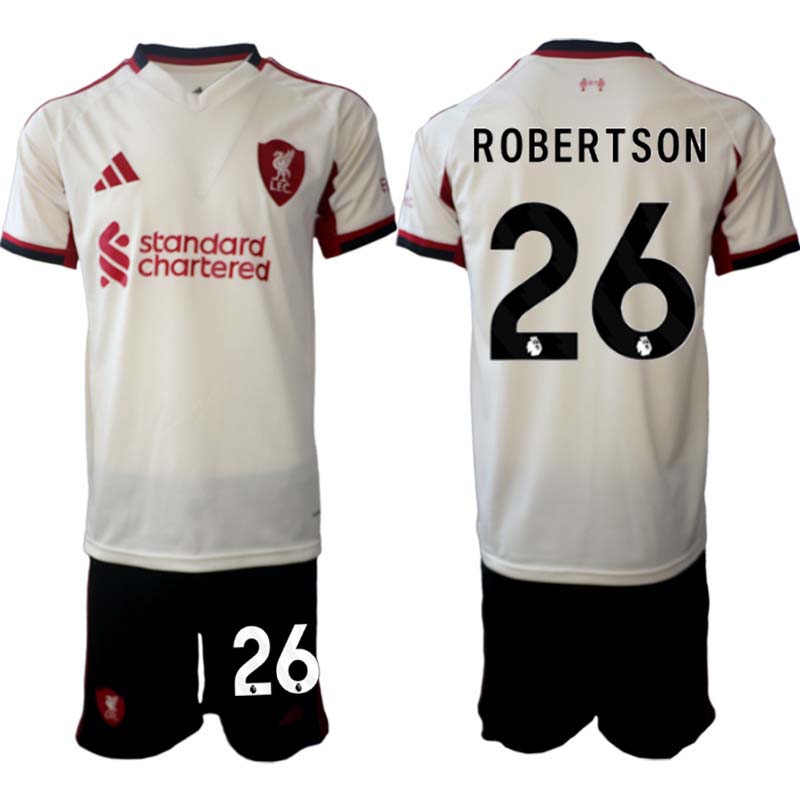 Billiga Fotbollströjor Herr Liverpool FC Bortaställ 2025/26 Andrew Robertson 26