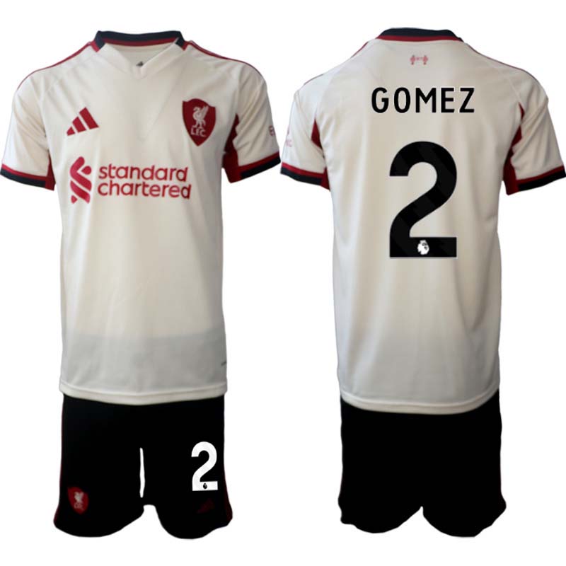 Fotbollströjor Billigt Herr Liverpool FC Bortaställ 2025/26 Joe Gomez 2