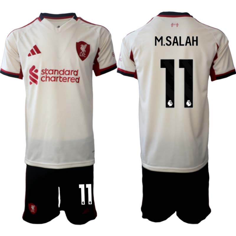Billiga Fotbollströjor Herr Liverpool FC Bortaställ 2025/26 Mohamed Salah 11