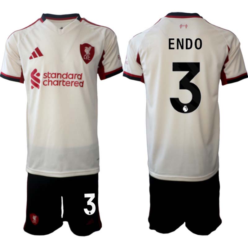 Fotbollströjor Billigt Herr Liverpool FC Bortaställ 2025/26 Wataru Endo 3