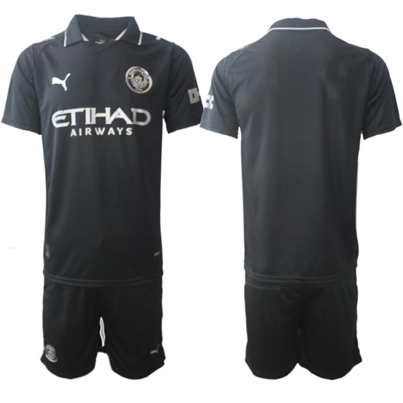 Köpa Fotbollskläder Set Herr Manchester City Bortaställ 2025/26 Med Eget Namn