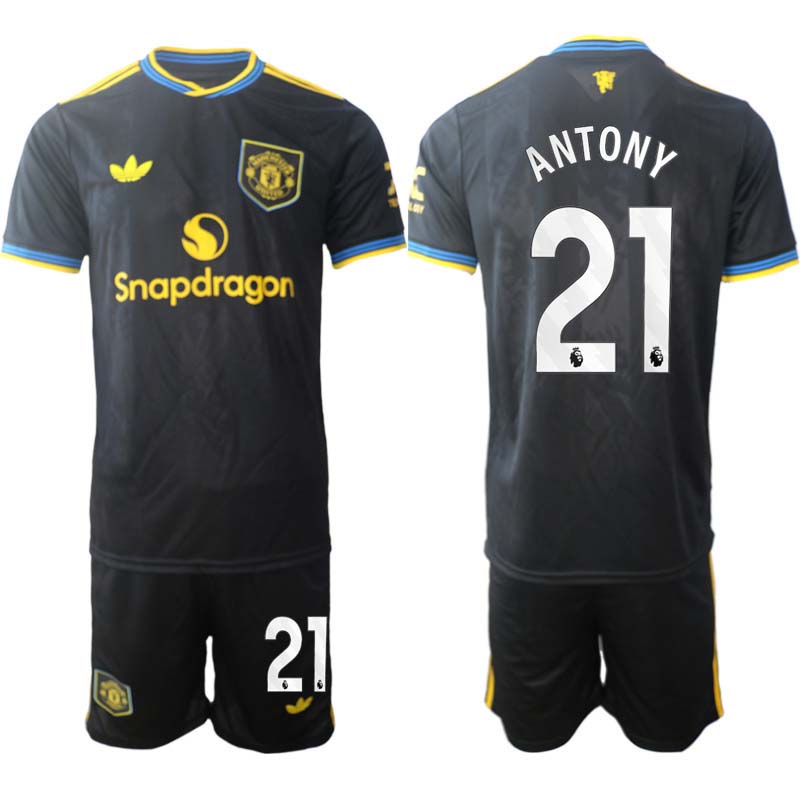 Matchtröjor Fotboll Herr Manchester United Tredjeställ 2025/26 Antony 21