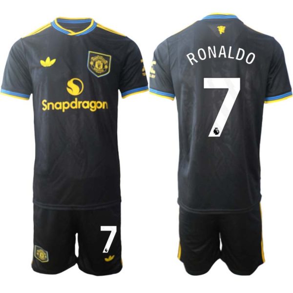 Fotbollströja Manchester United Tredjeställ 2025/26 med namn Cristiano Ronaldo 7