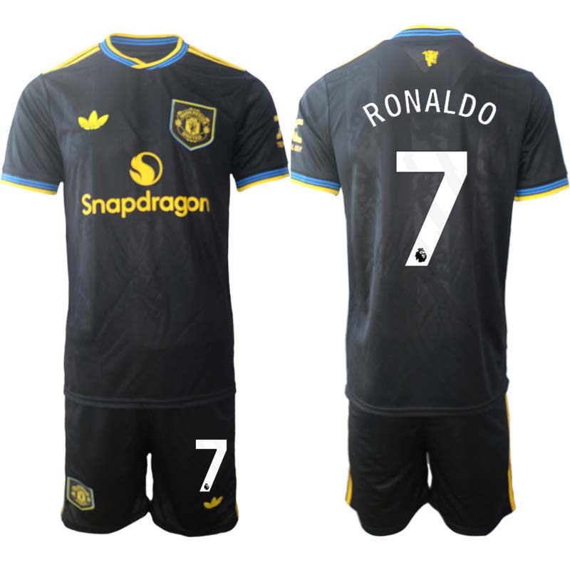 Fotbollströja Manchester United Tredjeställ 2025/26 med namn Cristiano Ronaldo 7