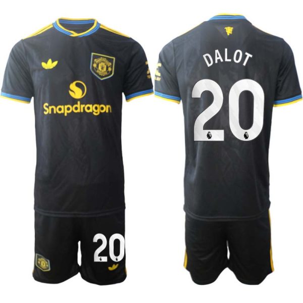 Fotbollskläder Herr Manchester United Tredjeställ 2025/26 Diogo Dalot 20