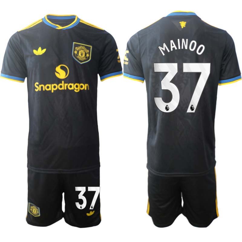 Fotbollströjor Billigt Herr Manchester United Tredjeställ 2025/26 Kobbie Mainoo 37