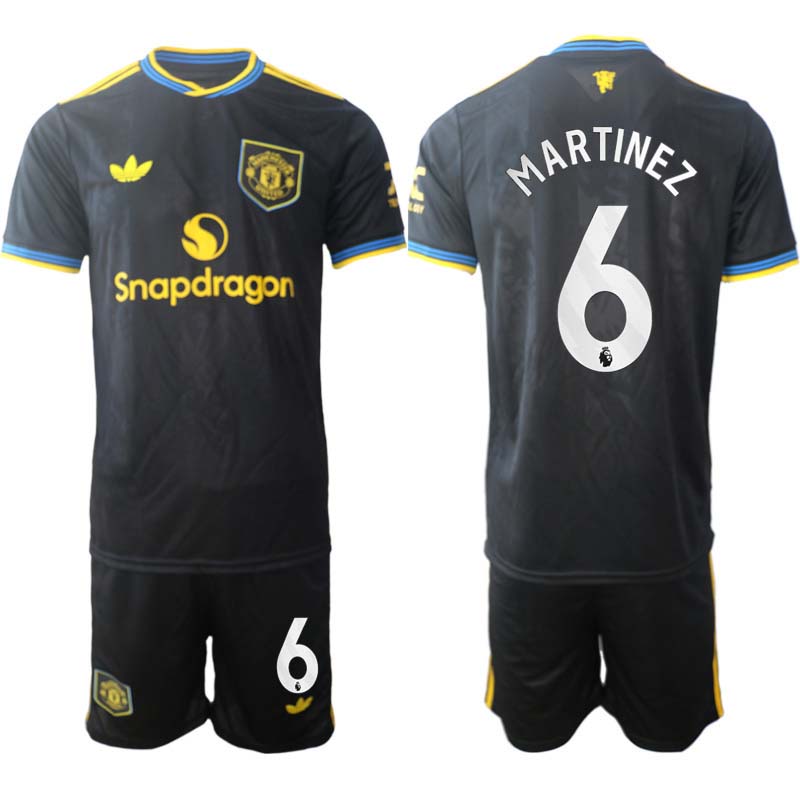 Billiga Fotbollströjor Herr Manchester United Tredjeställ 2025/26 Lisandro Martinez 6
