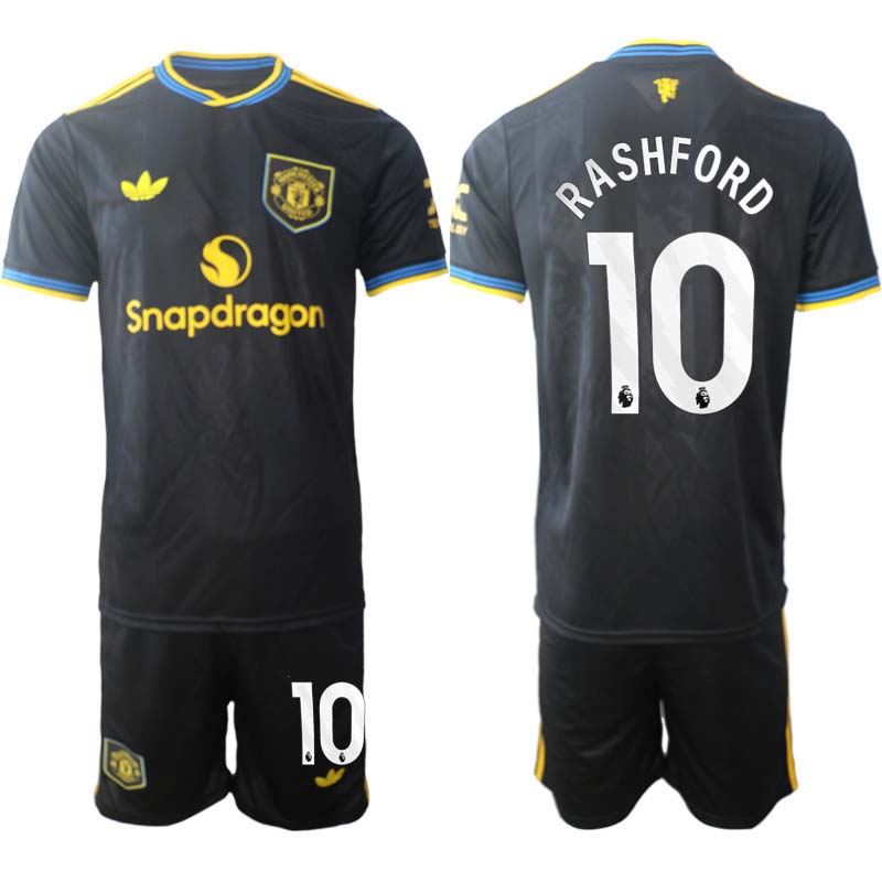 Matchtröjor Fotboll Herr Manchester United Tredjeställ 2025/26 Marcus Rashford 10