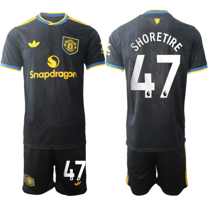Fotbollströjor Billigt Herr Manchester United Tredjeställ 2025/26 Shola Shoretire 47