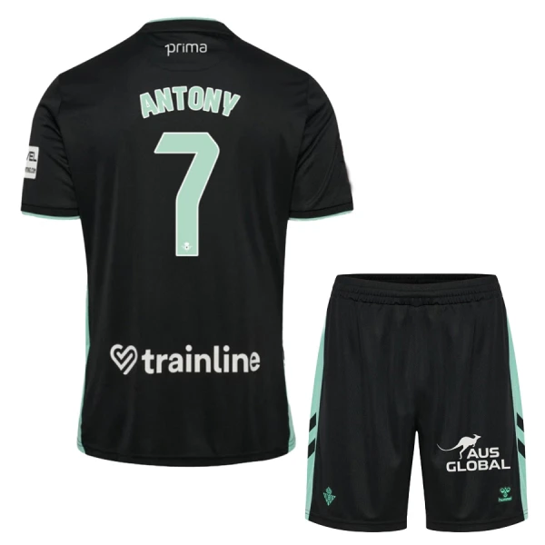 Fotbollströjor Billigt Barn Real Betis Tredjeställ 2025/26 Kortärmad Antony 7