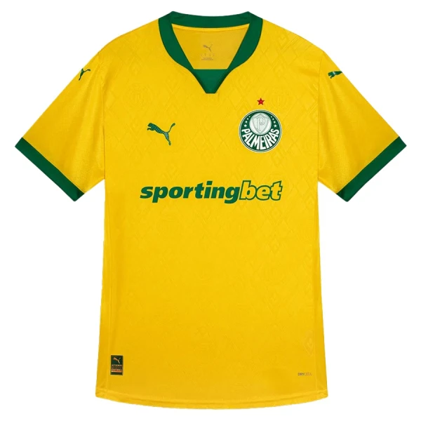Fotbollströja Herr SE Palmeiras Tredjetröja 2025/26 Kortärmad Med Eget Namn