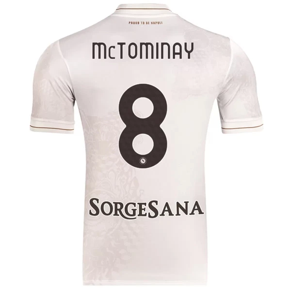 Matchtröjor Fotboll Herr SSC Napoli Bortatröja 2025/26 Scott McTominay 8