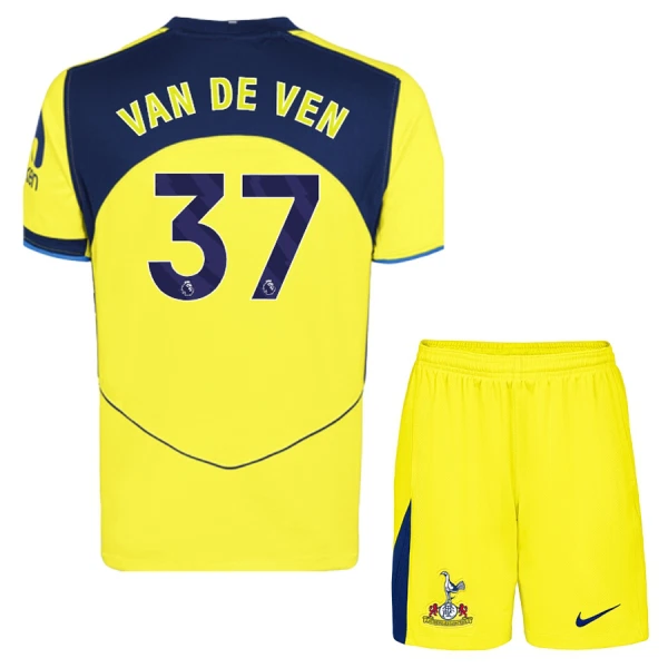 Fotbollskläder Set Barn Tottenham Hotspur Tredjeställ 2025/26 Micky van de Ven 37