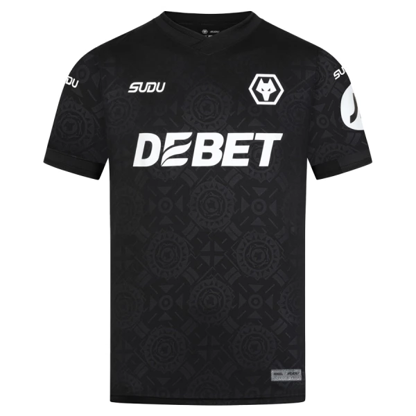 Billiga Fotbollströja Herr Wolves FC Målvaktströja 2025/26 Svart