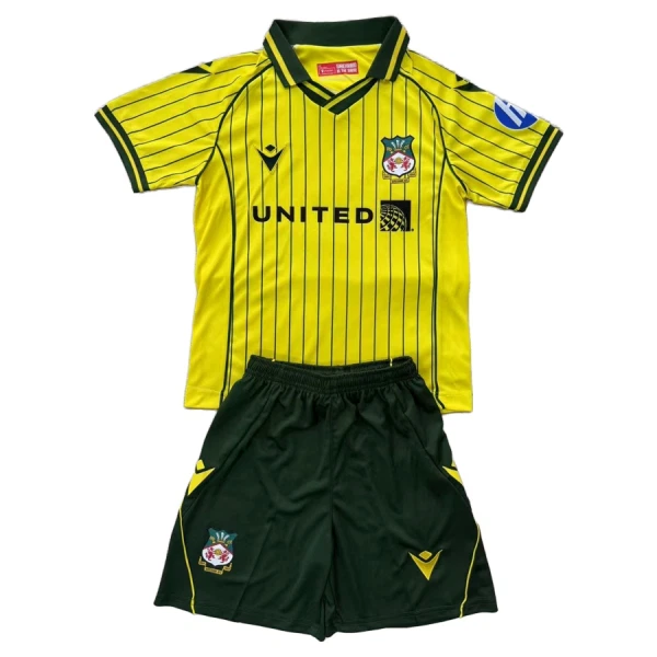 Billiga Fotbollströjor Barn Wrexham Bortaställ 2025/26 Fotbollströja Kit
