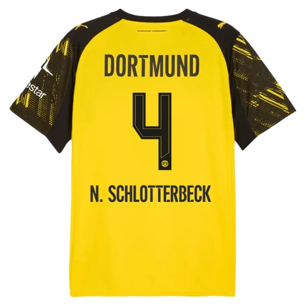 Herr Fotbollströja Borussia Dortmund Hemmatröja 2025/26 Nico Schlotterbeck 4
