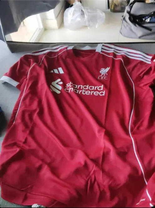 Liverpool Hemmatroja 2025 Herr Kortarmad Fotbollstroja.webp