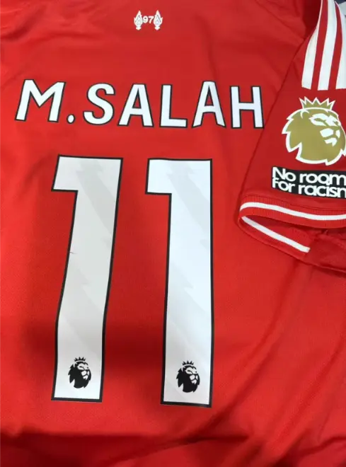 Liverpool Hemmatroja Fotbollstrojor Mohamed Salah 11-1.webp