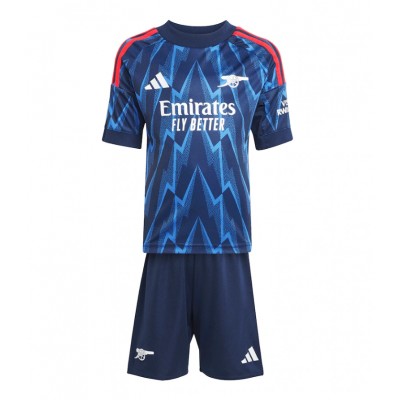 Arsenal Borta tröja 2025/26 Ben White 4 Barn Kortärmad + Shorts