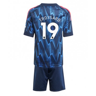 Arsenal Barn Bortaställ 2025/26 Leandro Trossard 19 Fotbollskläder Set