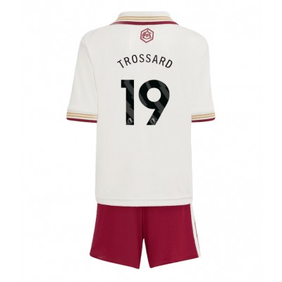 Arsenal Barn tröja 2025/26 Tredjeställ Leandro Trossard 19 Kortärmad Tröja + Shorts