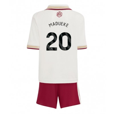 Arsenal Barn tröja 2025/26 Tredjeställ Noni Madueke 20 Kortärmad Tröja + Shorts