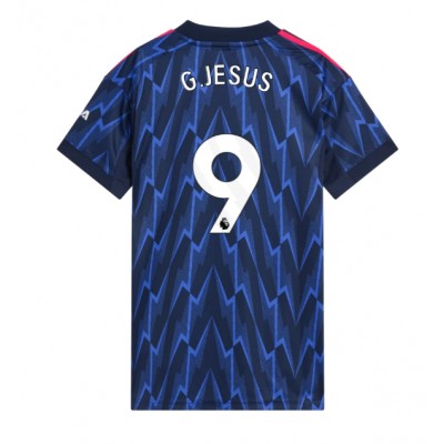 Arsenal Dam Fotbollströja Borta 2025/26 Gabriel Jesus 9 Kortärmad