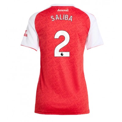Billiga Fotbollströjor Dam Arsenal Hemmatröja 2025/26 William Saliba 2