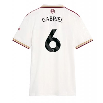 Matchtröjor Fotboll Arsenal Dam Tredjetröja 2025/26 Gabriel Magalhães 6
