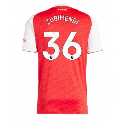 Fotbollströja Herr Arsenal Hemmatröja 2025/26 Kortärmad Martín Zubimendi 36