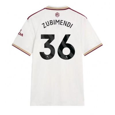 Arsenal Fotbollströja 2025/26 Tredjetröja Herr Kortärmad Martín Zubimendi 36