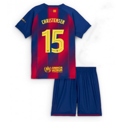 FC Barcelona Barn Matchtröjor Hemmaställ 2025/26 Andreas Christensen 15