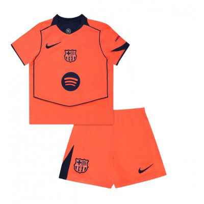 Fotbollssats Barn FC Barcelona Tredjeställ 2025/26 Alejandro Balde 3